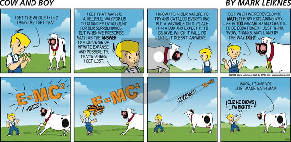 Cow and Boy Classics on Sunday August 24, 2008 Comic Strip