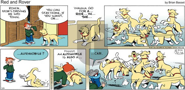 Red and Rover on Sunday March 8, 2020 Comic Strip