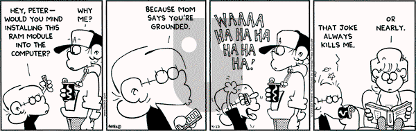 FoxTrot on Tuesday April 27, 2004 Comic Strip