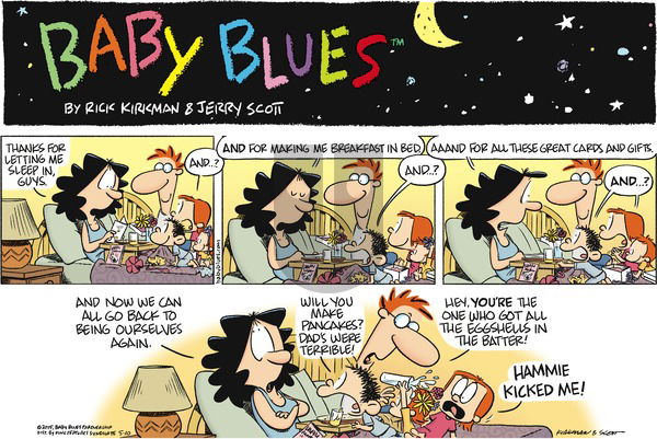 Baby Blues on Sunday May 10, 2015 Comic Strip