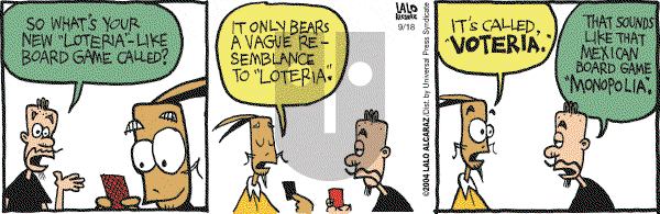 La Cucaracha on Saturday September 18, 2004 Comic Strip