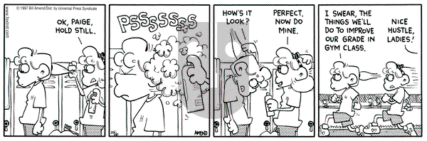 FoxTrot on Monday October 6, 1997 Comic Strip