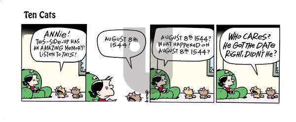 Ten Cats - Saturday October 1, 2022 Comic Strip