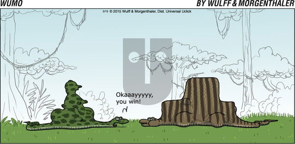 WuMo on Sunday February 15, 2015 Comic Strip