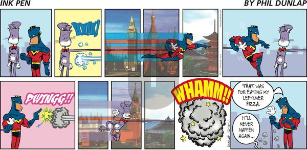 Ink Pen - Sunday December 18, 2011 Comic Strip