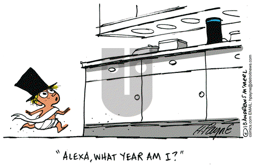 Henry Payne on Tuesday January 1, 2019 Comic Strip