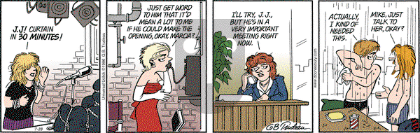 Doonesbury on Thursday July 28, 2016 Comic Strip