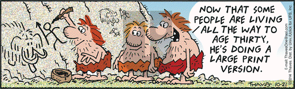 Frank and Ernest on Tuesday October 21, 2014 Comic Strip
