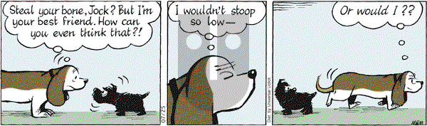 Fred Basset - Wednesday July 25, 2012 Comic Strip