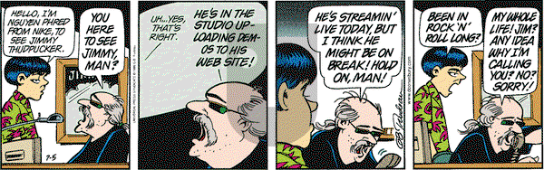 Doonesbury on Monday July 5, 1999 Comic Strip