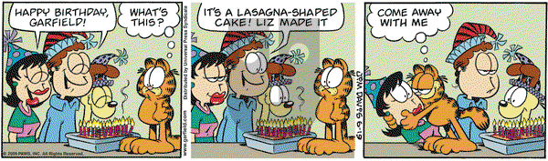 Garfield on Friday June 19, 2009 Comic Strip