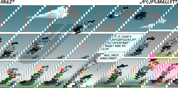 Frazz on Sunday August 15, 2004 Comic Strip