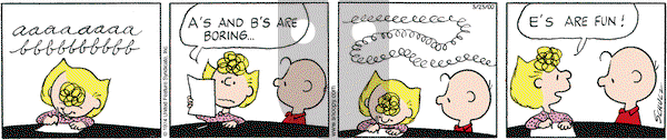 Peanuts on Thursday March 23, 2000 Comic Strip