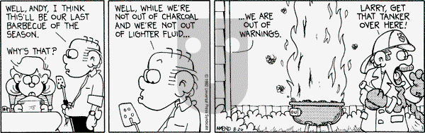 FoxTrot on Wednesday August 26, 1992 Comic Strip