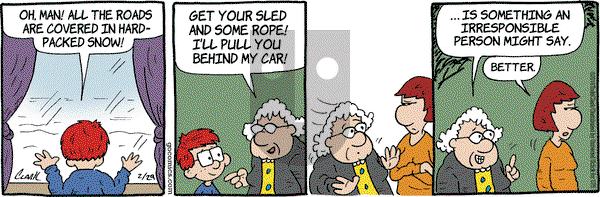 Lola on Monday February 29, 2016 Comic Strip