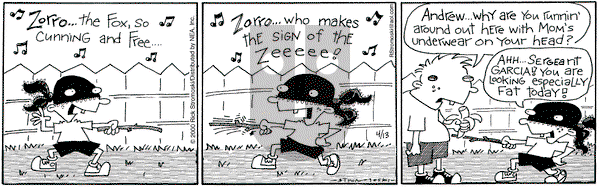 Soup to Nutz - Old on Thursday April 13, 2000 Comic Strip