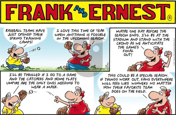 Frank and Ernest on Sunday February 28, 2021 Comic Strip