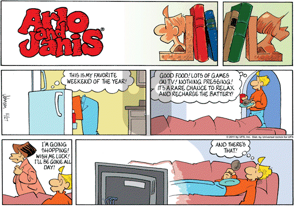 Arlo and Janis on Friday December 2, 2011 Comic Strip
