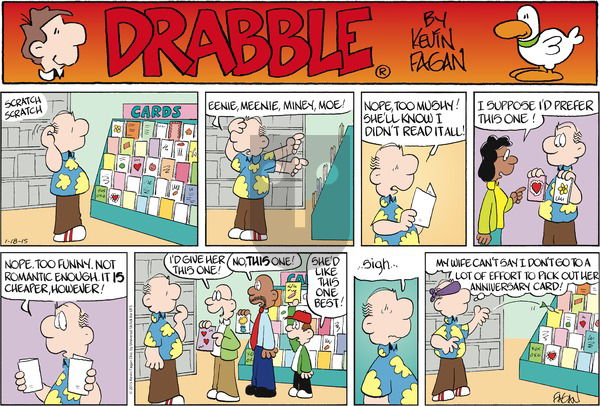 Drabble on Sunday January 18, 2015 Comic Strip