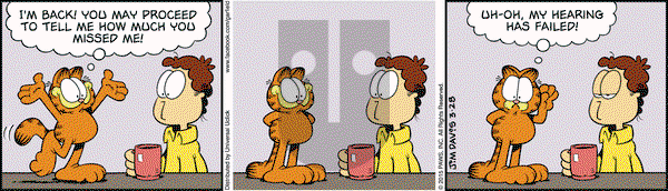Garfield on Saturday March 28, 2015 Comic Strip