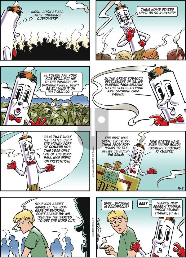 Doonesbury on Sunday November 9, 2014 Comic Strip