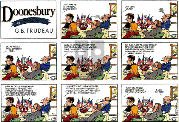Doonesbury on Sunday March 2, 1986 Comic Strip