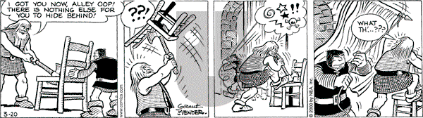 Alley Oop on Tuesday March 21, 2000 Comic Strip