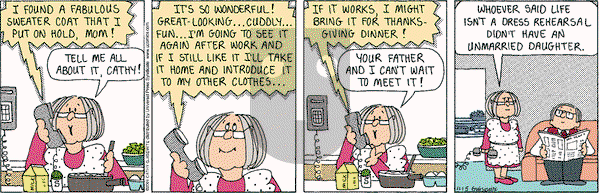 Cathy Classics on Wednesday November 14, 2012 Comic Strip