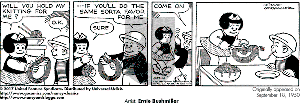 Nancy Classics on Monday September 18, 2017 Comic Strip