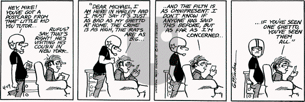 Doonesbury on Monday April 19, 1971 Comic Strip