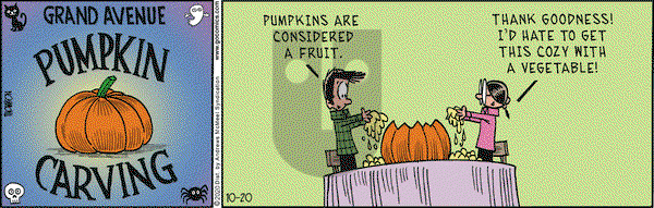 Grand Avenue on Tuesday October 20, 2020 Comic Strip