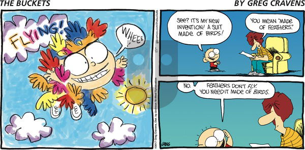 The Buckets on Sunday April 30, 2017 Comic Strip