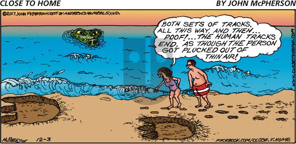 Close to Home on Sunday December 3, 2017 Comic Strip