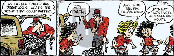 Cleats - Wednesday December 19, 2001 Comic Strip
