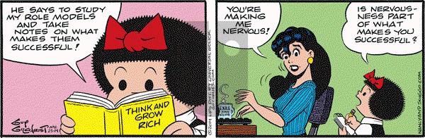 Nancy on Wednesday April 23, 2014 Comic Strip