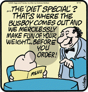Ziggy - Friday August 19, 2022 Comic Strip