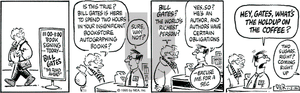 Betty on Tuesday January 2, 1996 Comic Strip