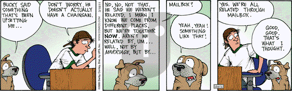 Get Fuzzy on Friday March 18, 2011 Comic Strip