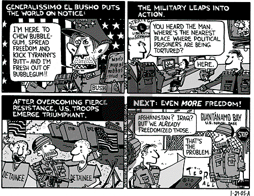 Ted Rall on Thursday January 27, 2005 Comic Strip