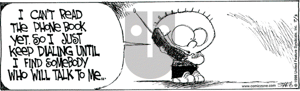 The Buckets on Tuesday February 3, 1998 Comic Strip
