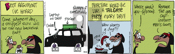 The Knight Life on Monday September 14, 2009 Comic Strip
