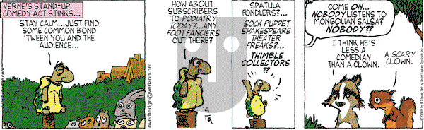 Over the Hedge on Friday September 19, 2008 Comic Strip