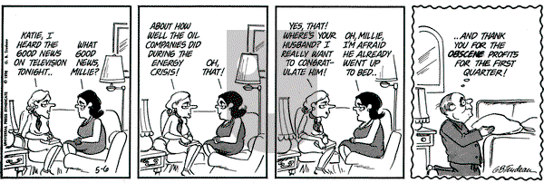 Doonesbury on Monday May 6, 1974 Comic Strip