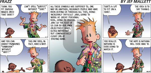 Frazz on Sunday June 7, 2020 Comic Strip