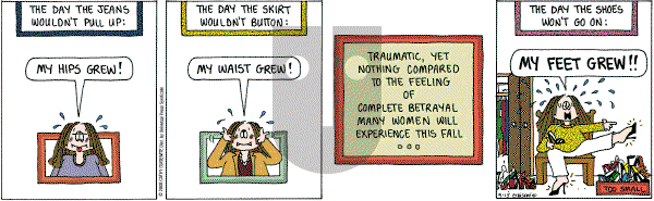 Cathy Classics - Monday September 15, 2008 Comic Strip