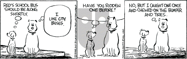 Red and Rover on Thursday March 26, 2009 Comic Strip