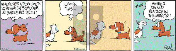 Drabble on Wednesday February 19, 2014 Comic Strip
