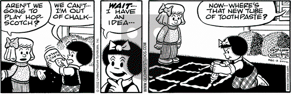 Nancy on Tuesday December 3, 2002 Comic Strip