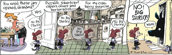 Cul de Sac on Monday November 23, 2009 Comic Strip