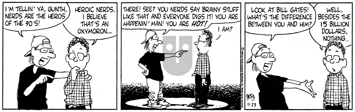 Luann - Thursday November 23, 1995 Comic Strip